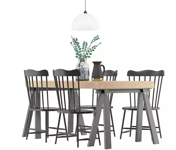 Dining Furnitures Set 35 3D model