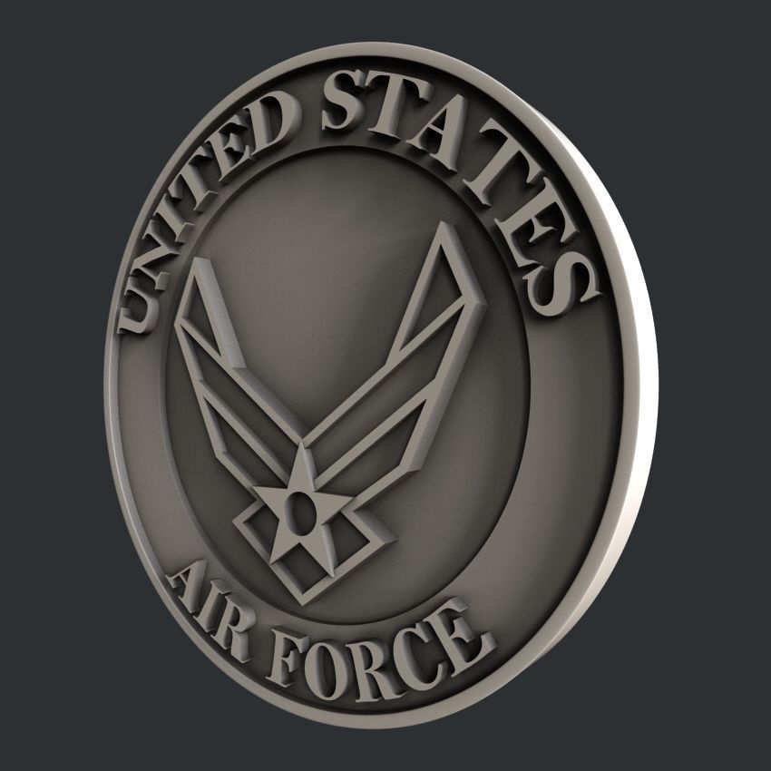 3d STL models for CNC router  US Navy Marines Army and Airforce  3D model_6