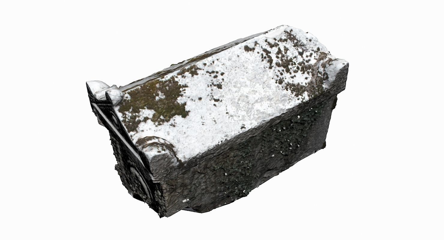 Tombstone Pack Low-poly 3D model_6