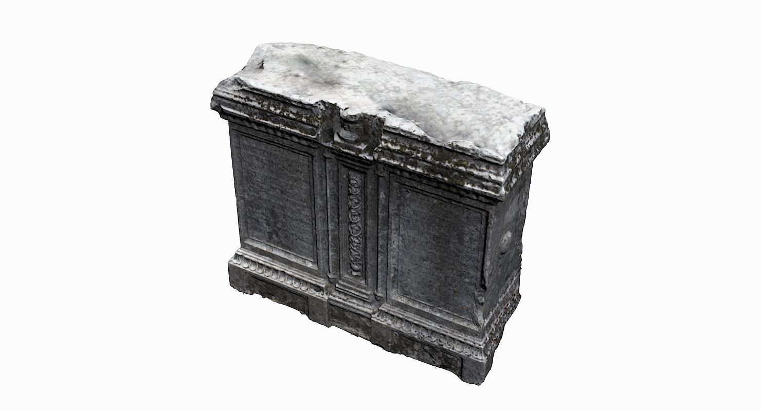 Tombstone Pack Low-poly 3D model_17