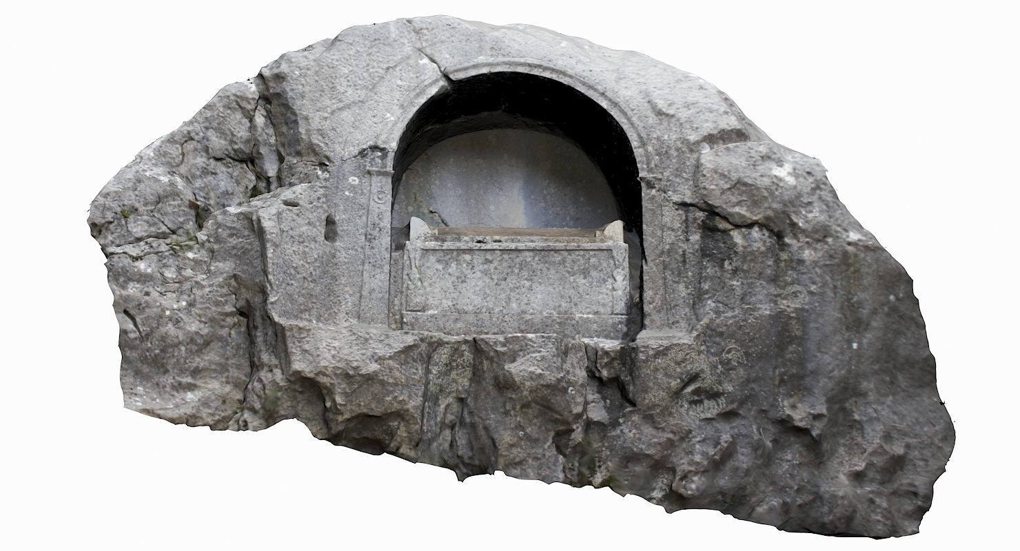 Tombstone Pack Low-poly 3D model_34