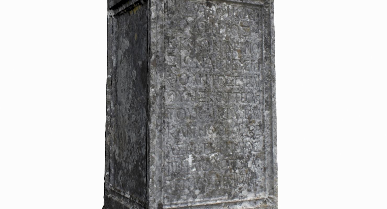 Tombstone Pack Low-poly 3D model_28