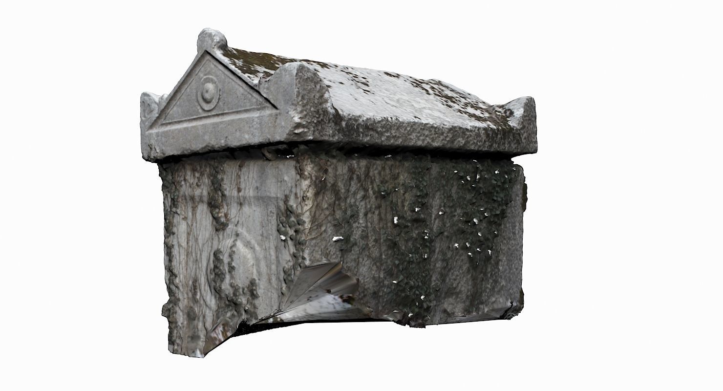 Tombstone Pack Low-poly 3D model_3