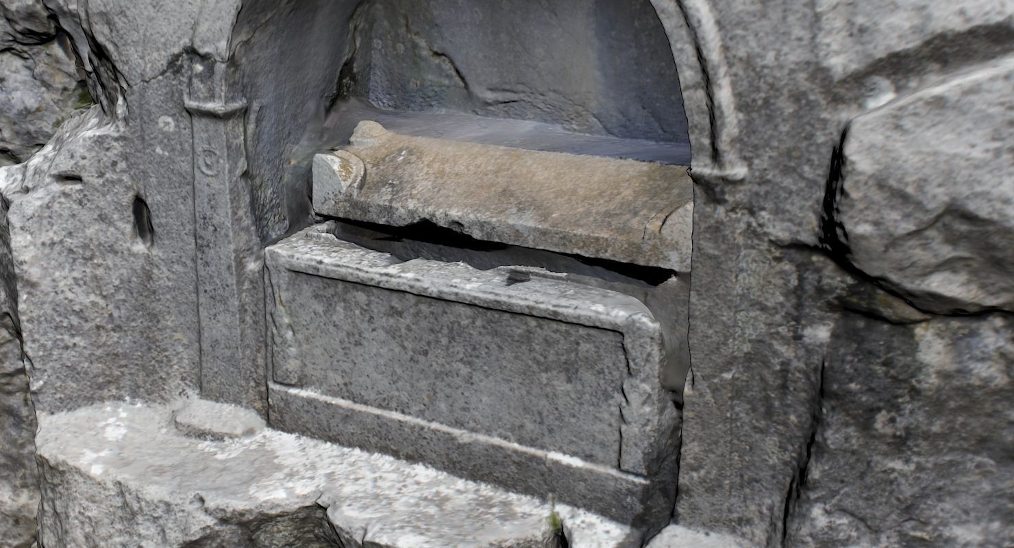 Tombstone Pack Low-poly 3D model_36