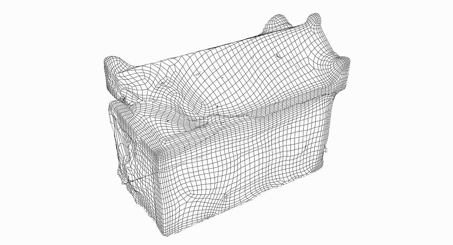 Tombstone Pack Low-poly 3D model_7