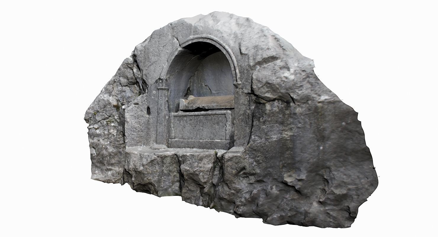 Tombstone Pack Low-poly 3D model_33