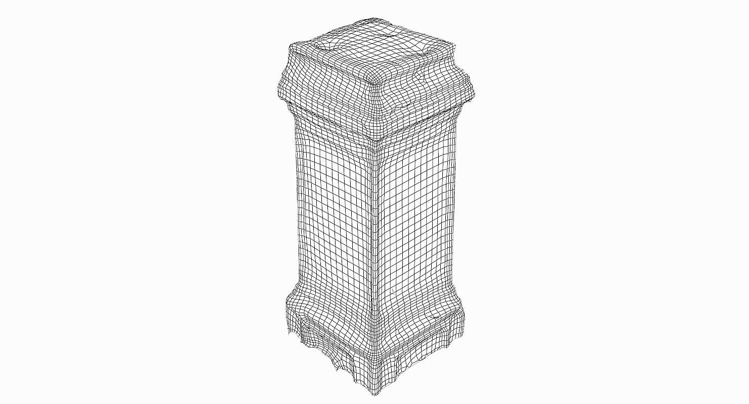 Tombstone Pack Low-poly 3D model_29