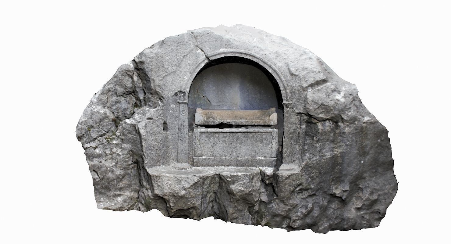 Tombstone Pack Low-poly 3D model_32