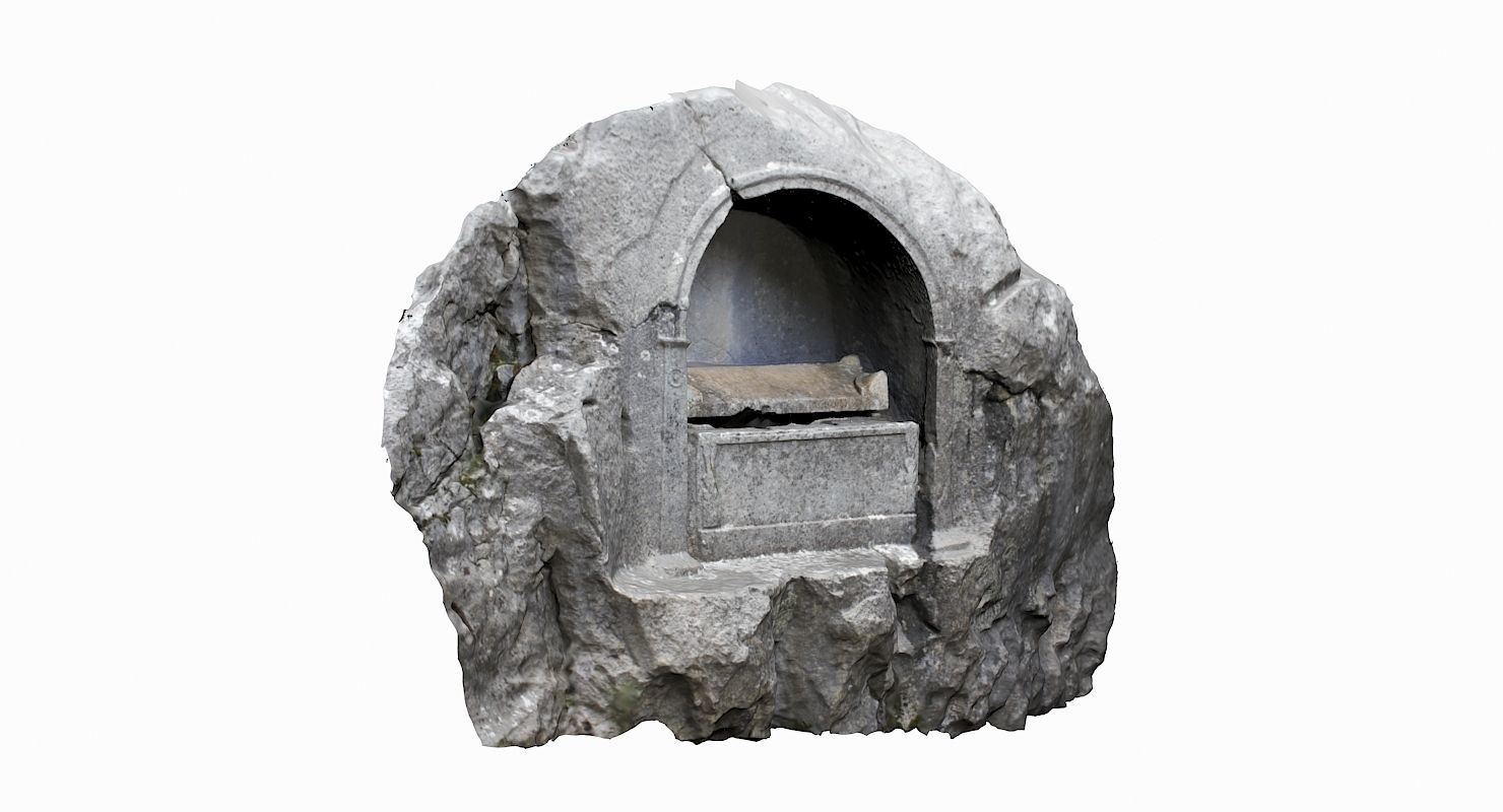 Tombstone Pack Low-poly 3D model_31