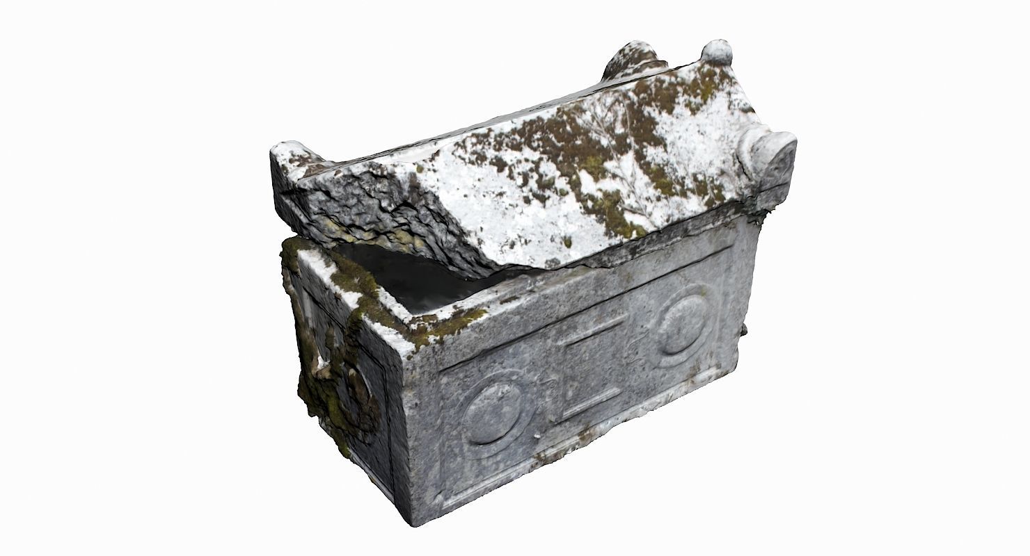 Tombstone Pack Low-poly 3D model_5