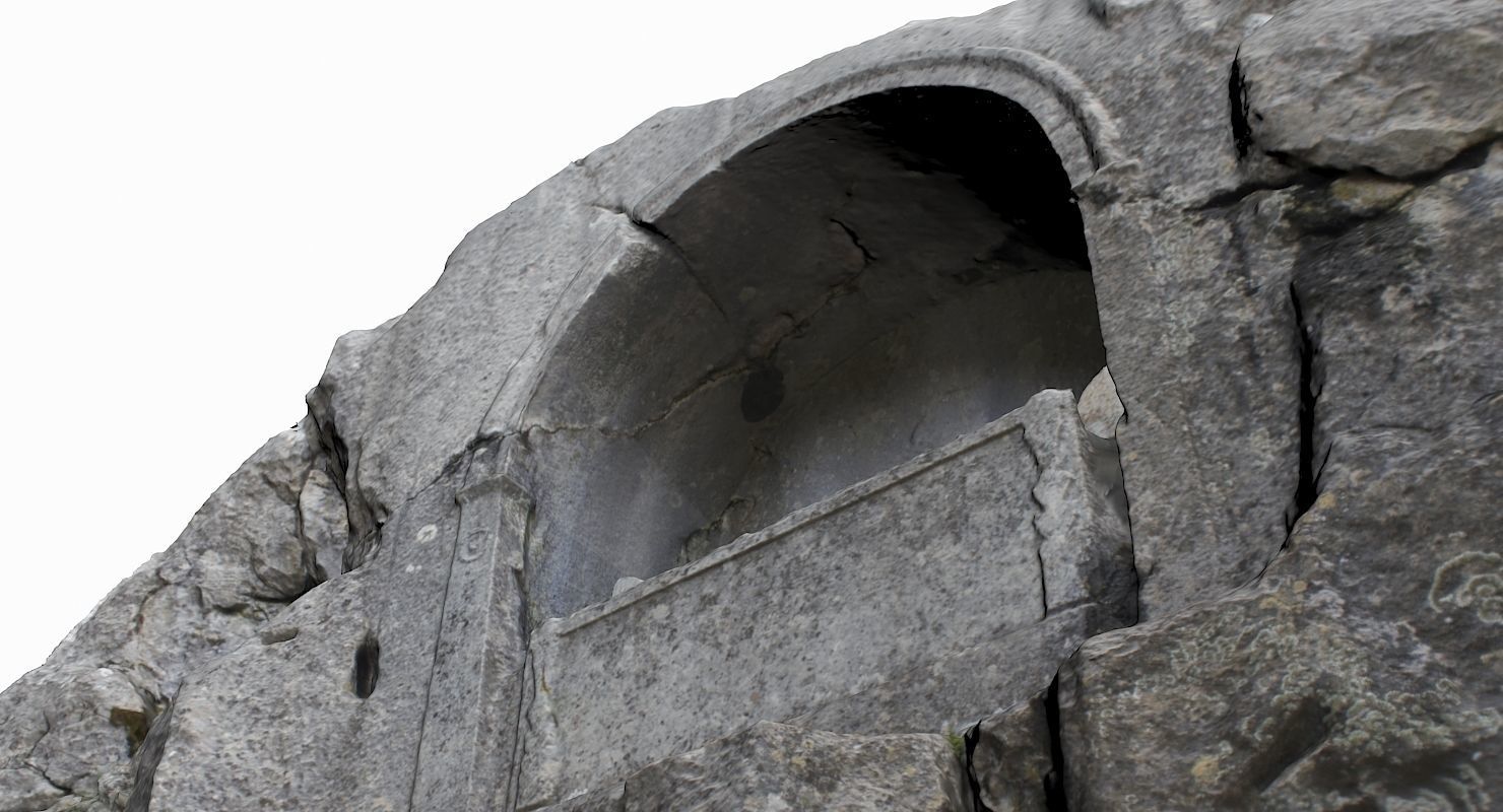 Tombstone Pack Low-poly 3D model_37