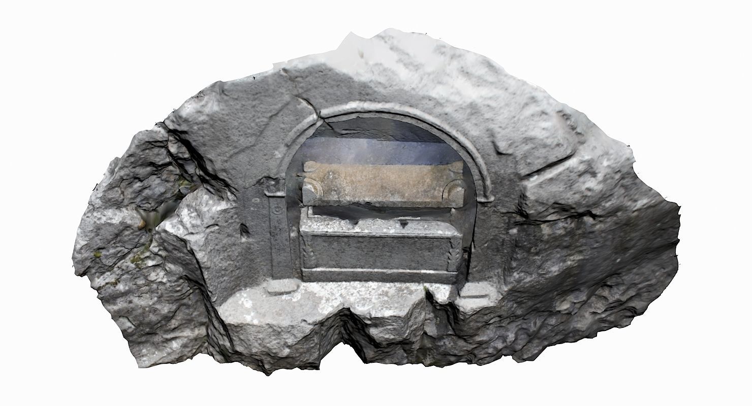 Tombstone Pack Low-poly 3D model_35