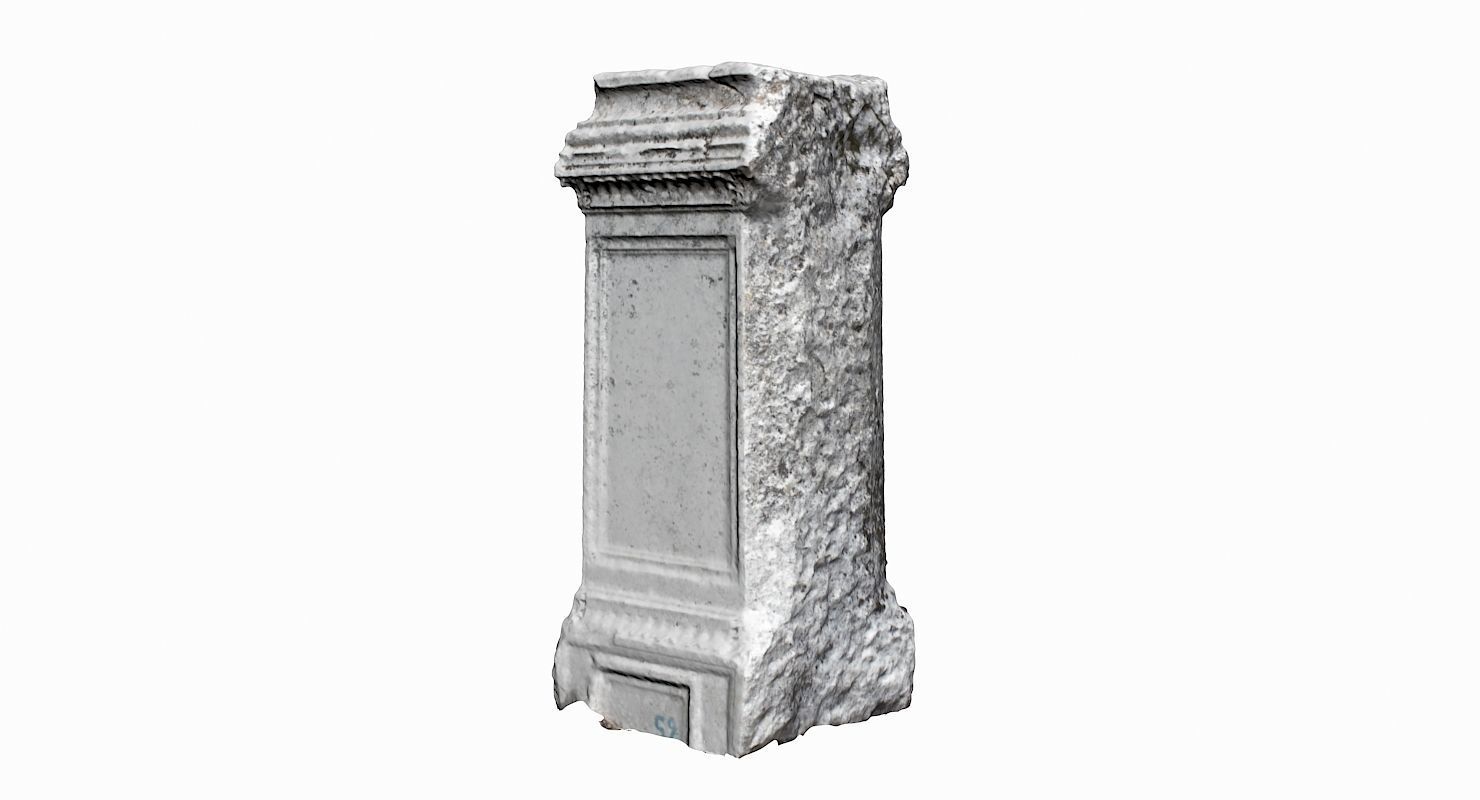 Tombstone Pack Low-poly 3D model_24