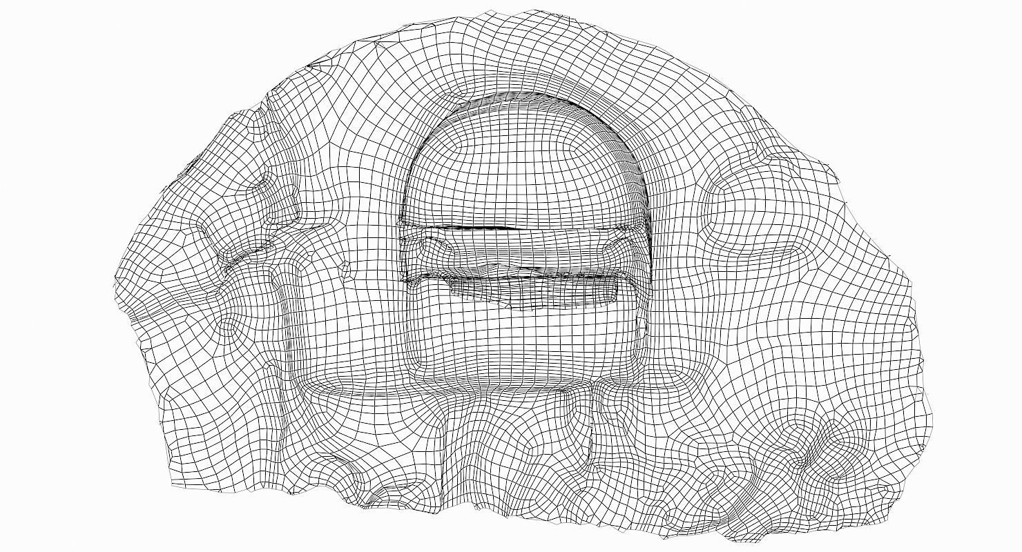 Tombstone Pack Low-poly 3D model_39