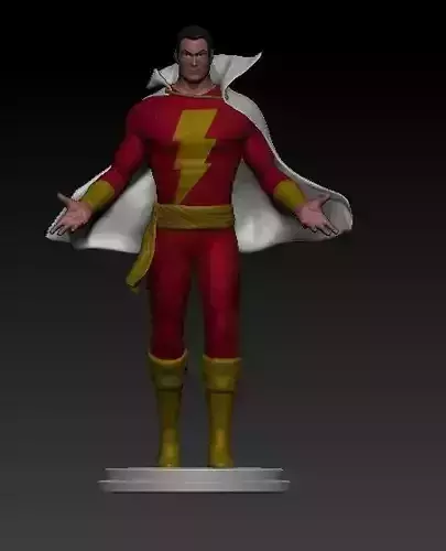 Shazam Fan Made - 3D Print ready - 24cm 3D model