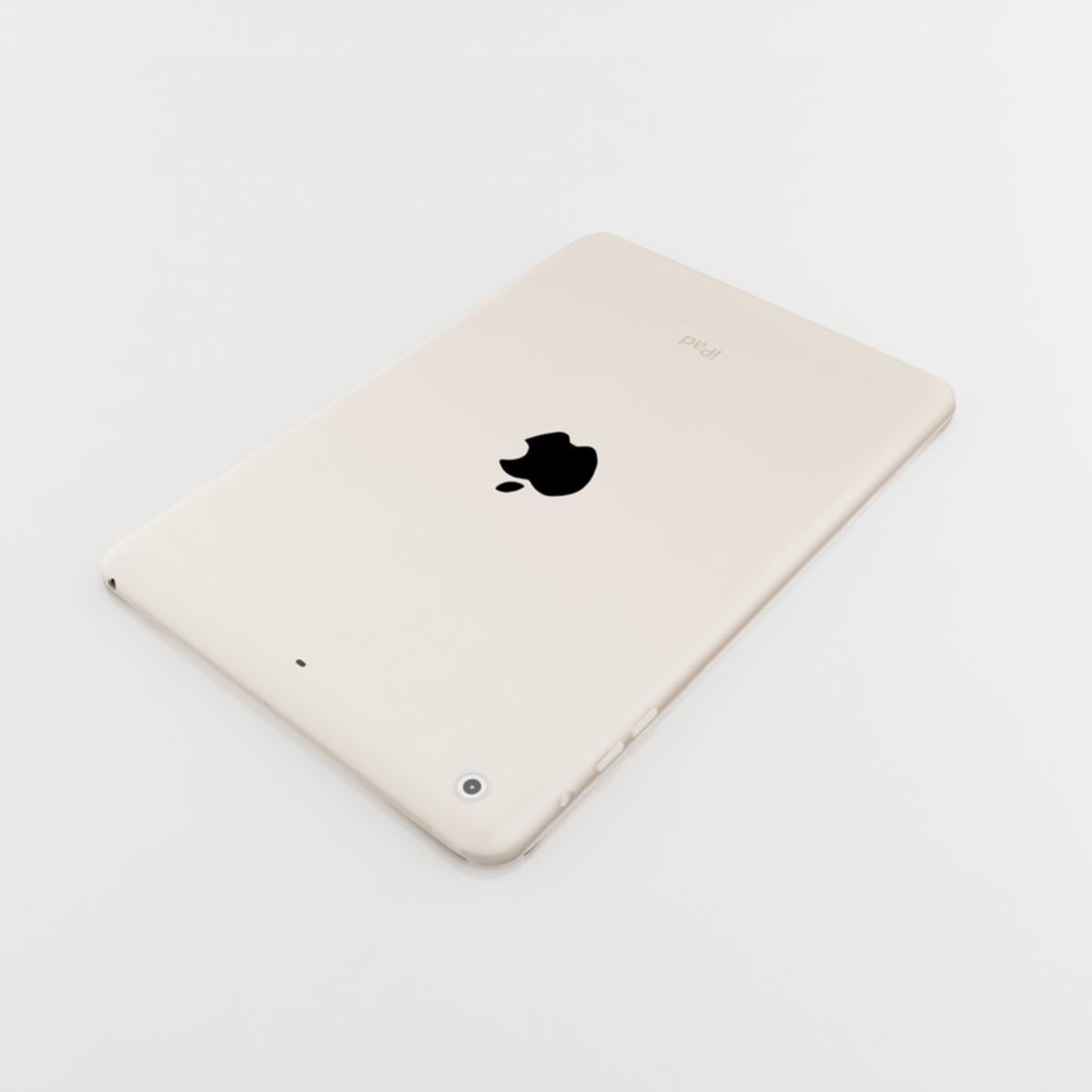 Apple iPad mini 3 Gold 3D model_11