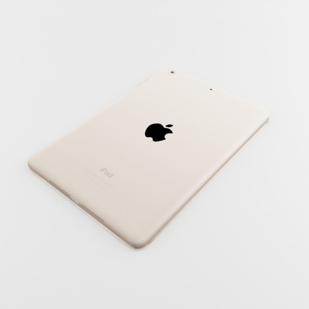 Apple iPad mini 3 Gold 3D model_13
