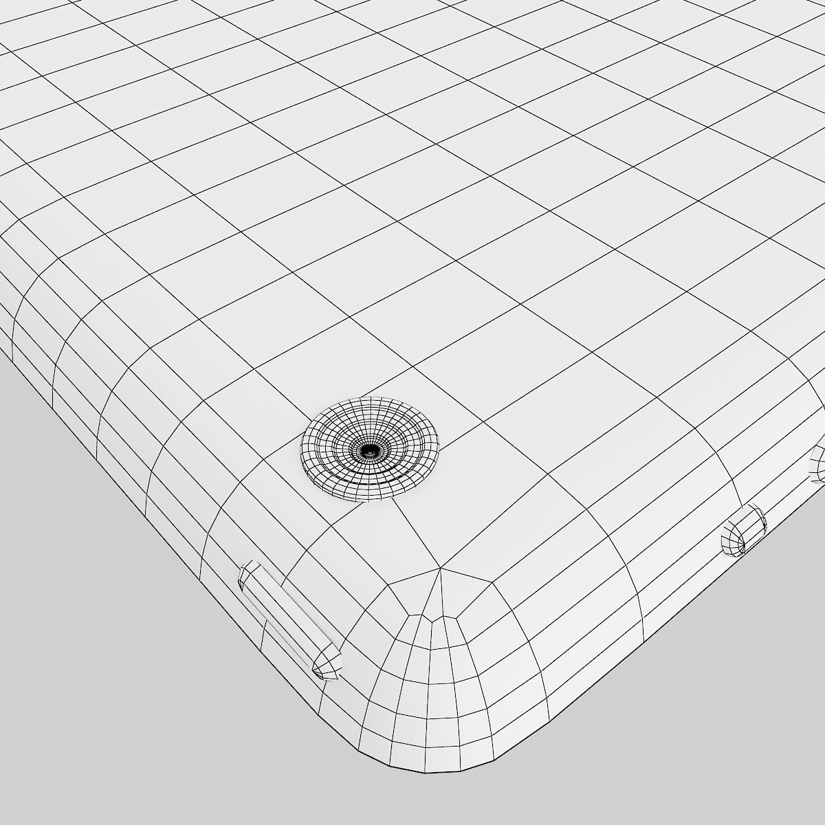 Apple iPad Air White 3D model_16