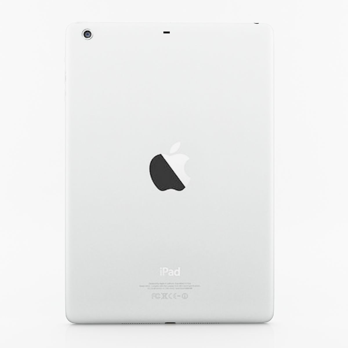 Apple iPad Air White 3D model_4