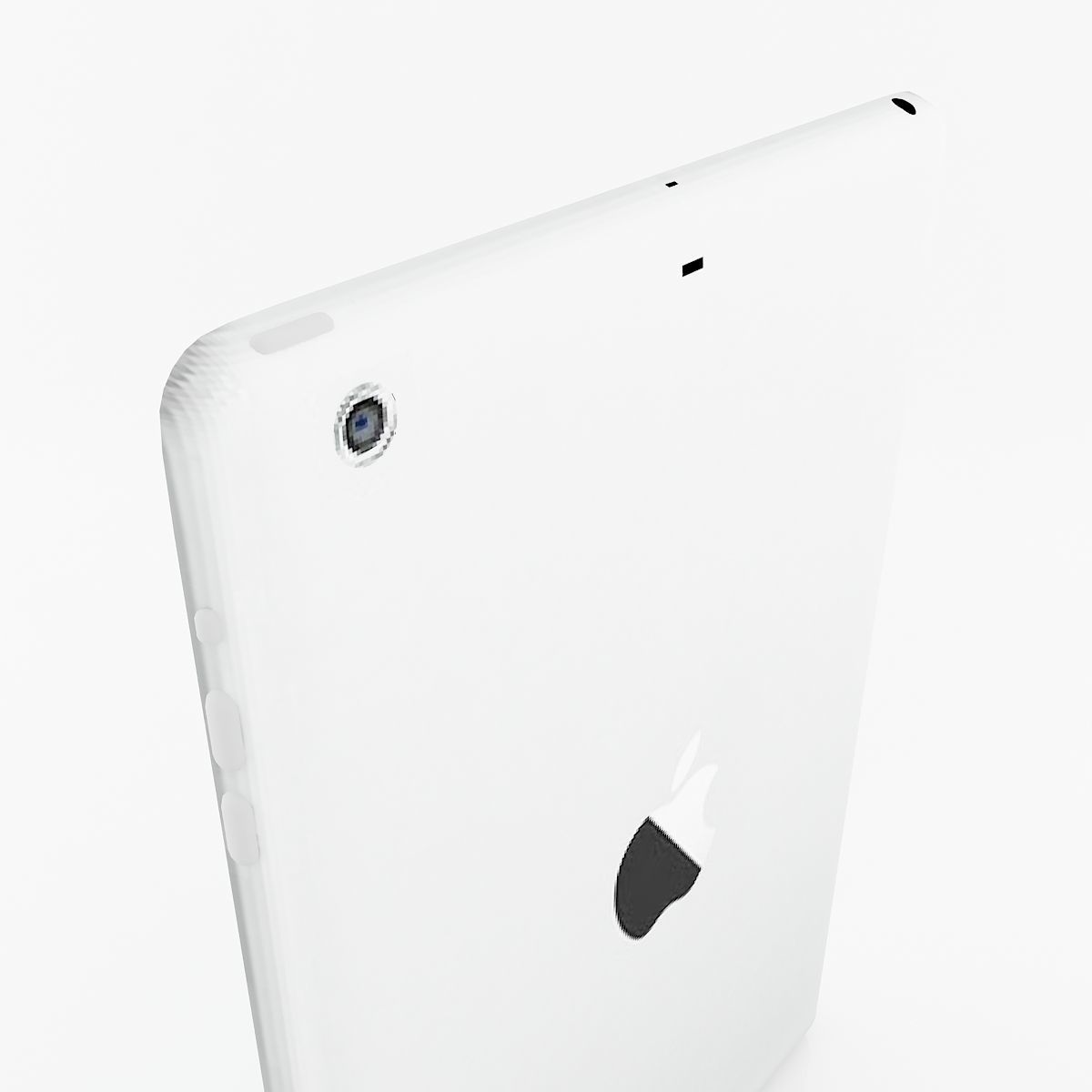 Apple iPad Air White 3D model_5