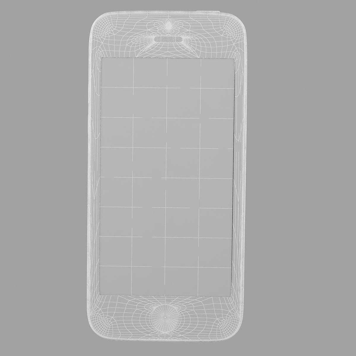 Apple iPhone 5c Blue 3D model_14