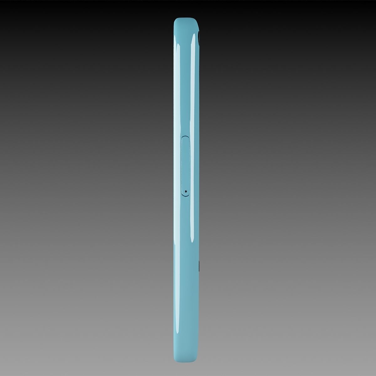 Apple iPhone 5c Blue 3D model_5