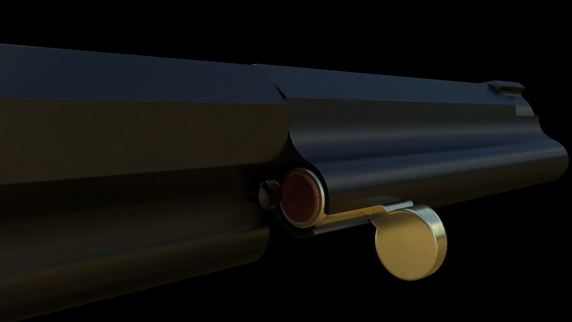 Henry Rifle 1860 Low-poly 3D model_14
