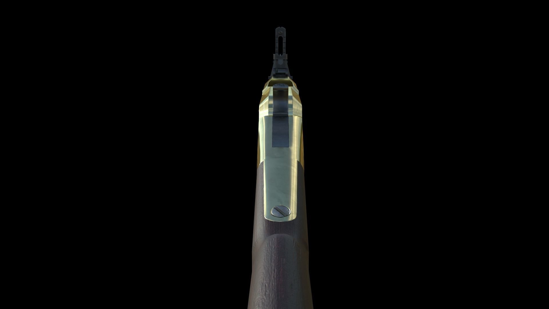 Henry Rifle 1860 Low-poly 3D model_10