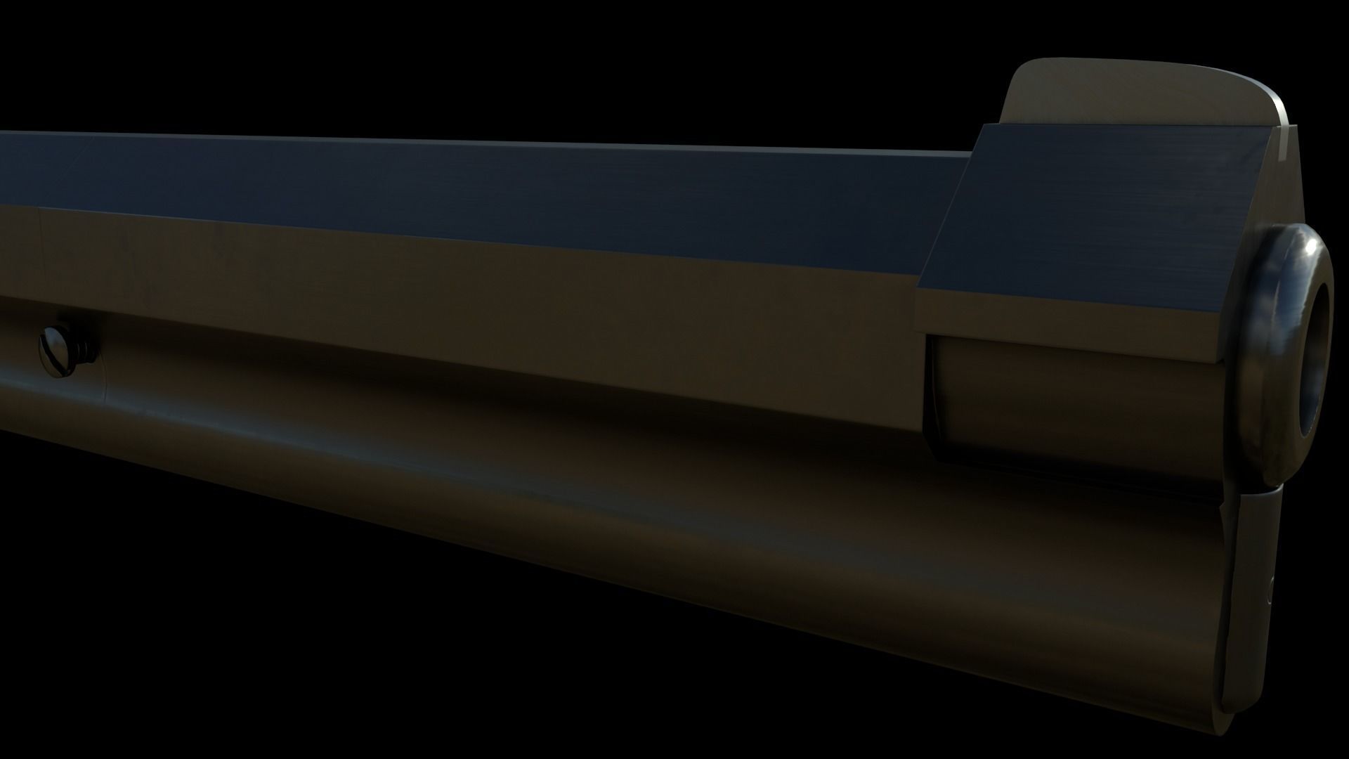 Henry Rifle 1860 Low-poly 3D model_6