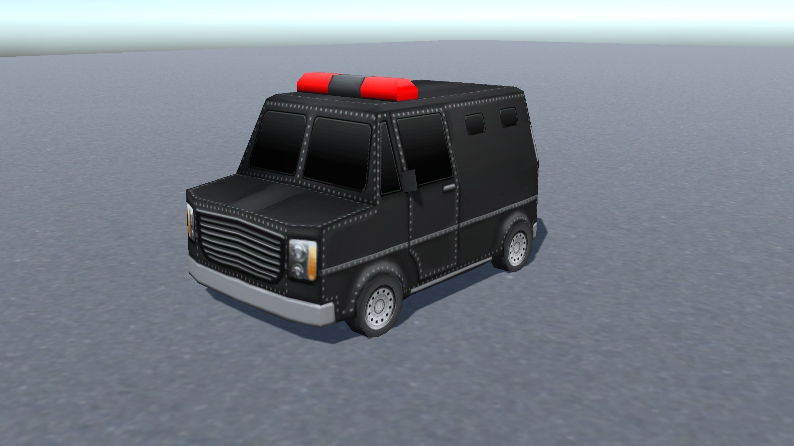 Cartoonic vehicles Pack low-poly 3D models Low-poly 3D model_4