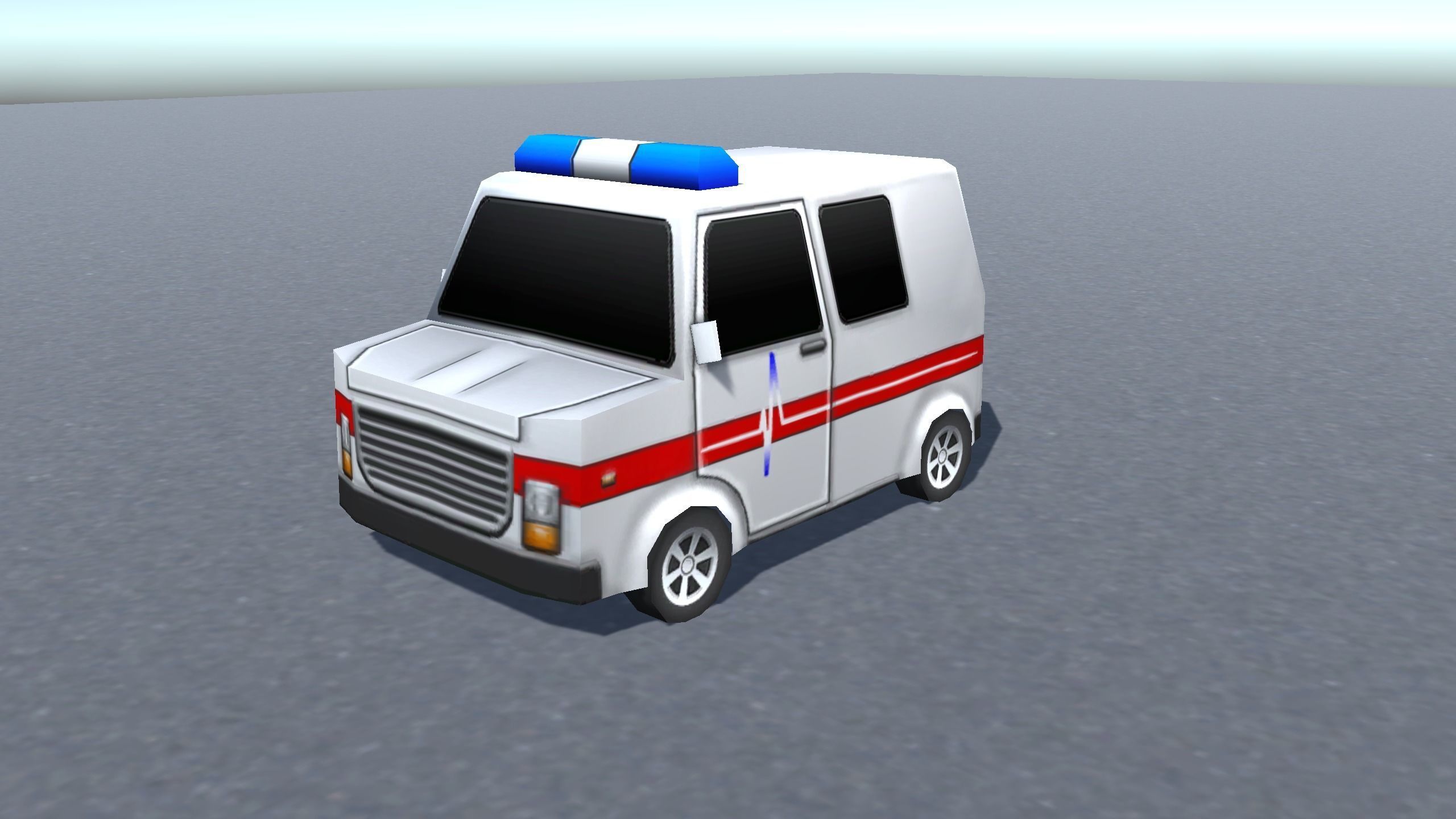 Cartoonic vehicles Pack low-poly 3D models Low-poly 3D model_2