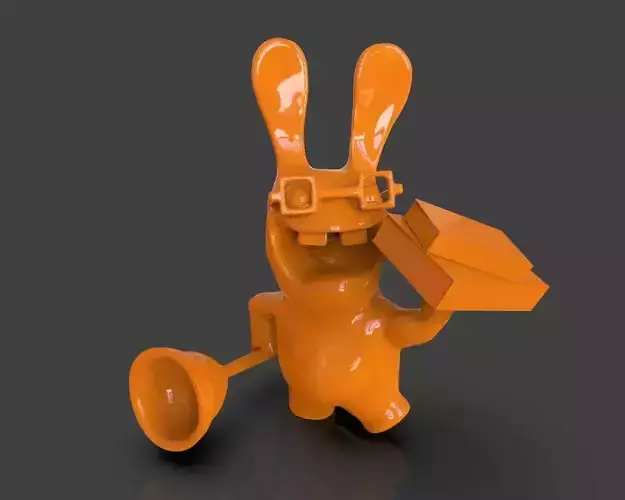 Raving Rabbids Reader 3D print model