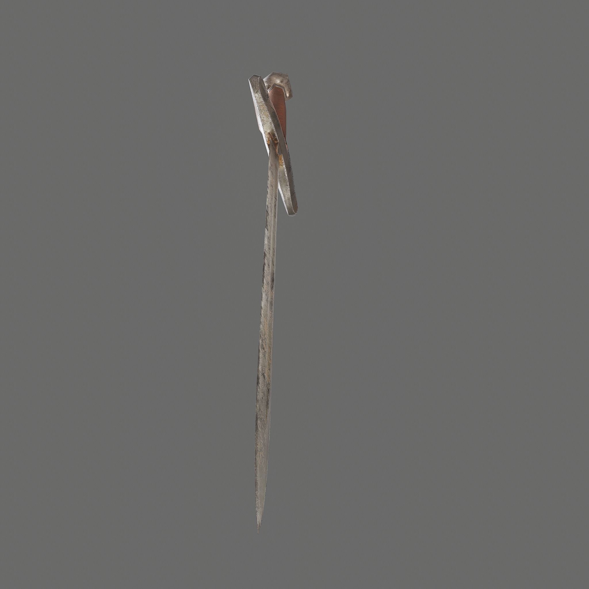Worn Sword Free low-poly 3D model_23