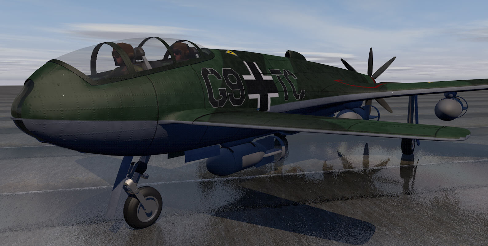 Henschel Hs-P-87 3D model_3