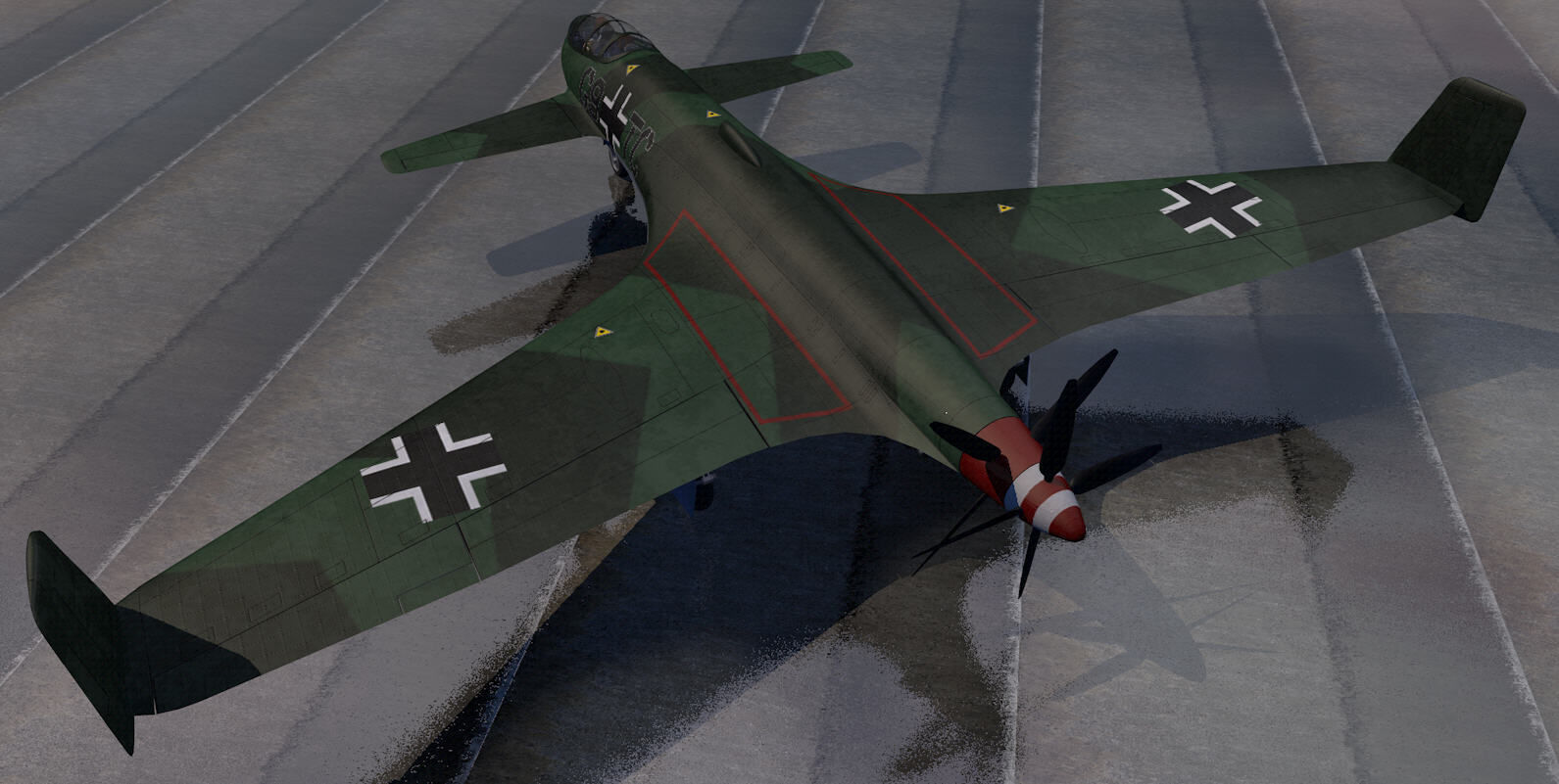 Henschel Hs-P-87 3D model_1