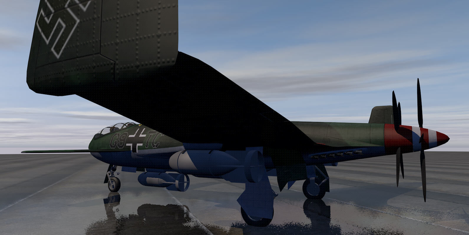 Henschel Hs-P-87 3D model_4