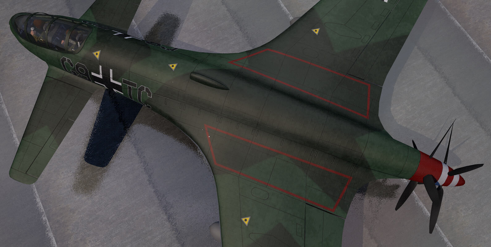 Henschel Hs-P-87 3D model_7