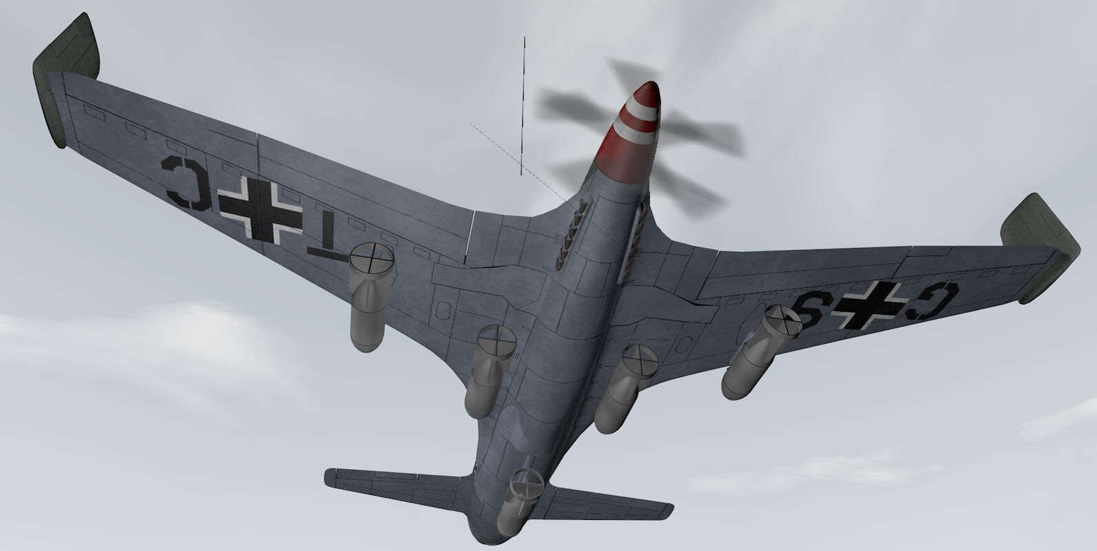 Henschel Hs-P-87 3D model_11