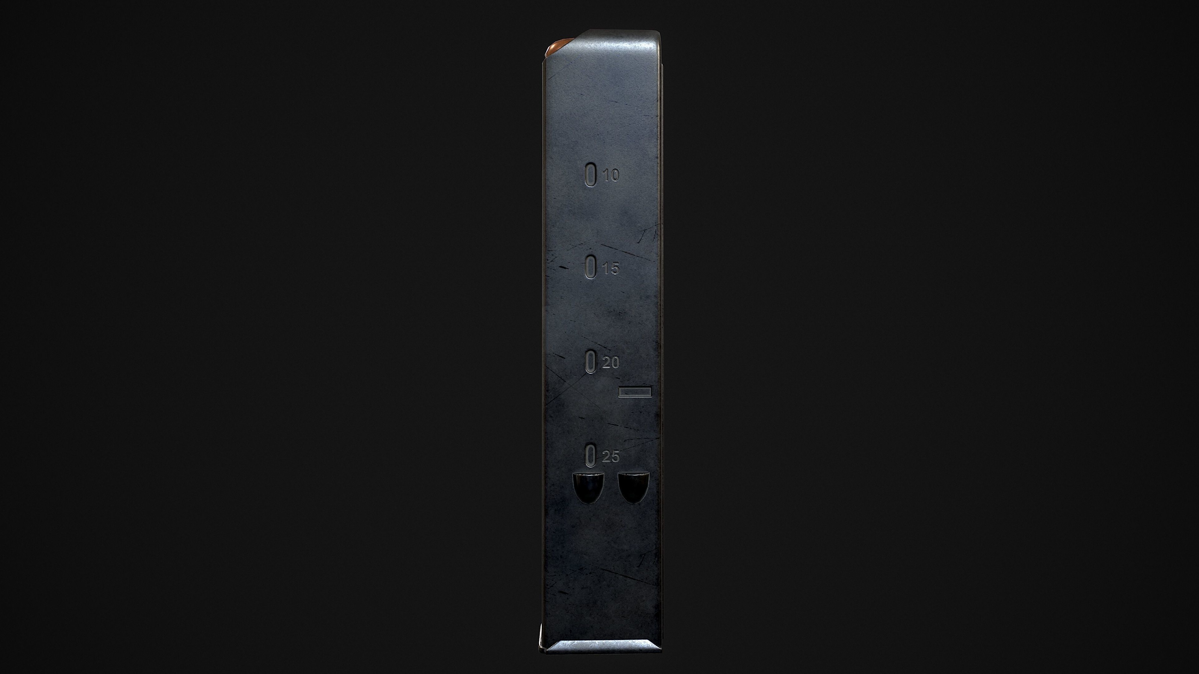 Mini UZI Low-poly 3D model_31