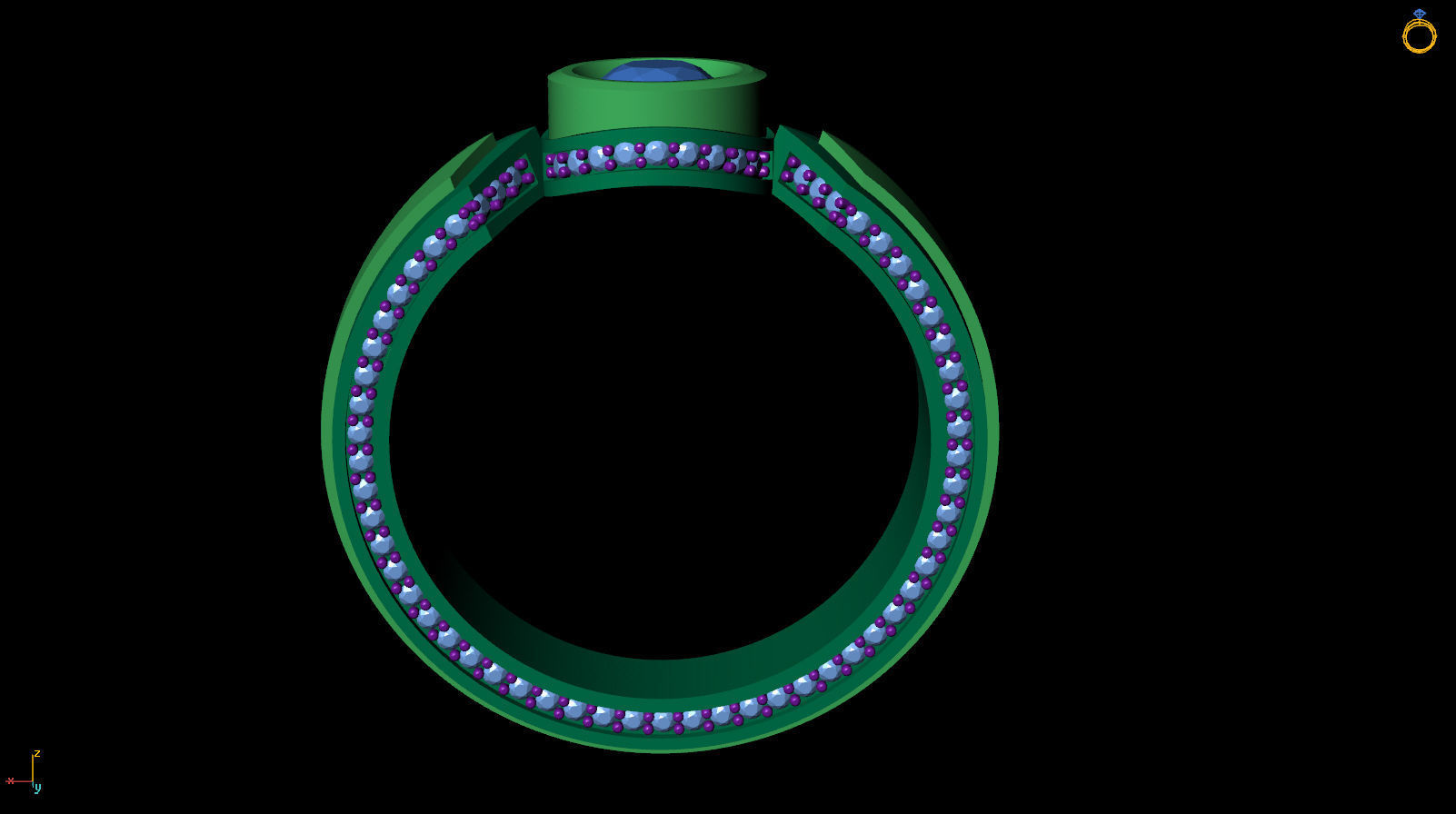 Ring R 0020 3D print model_14
