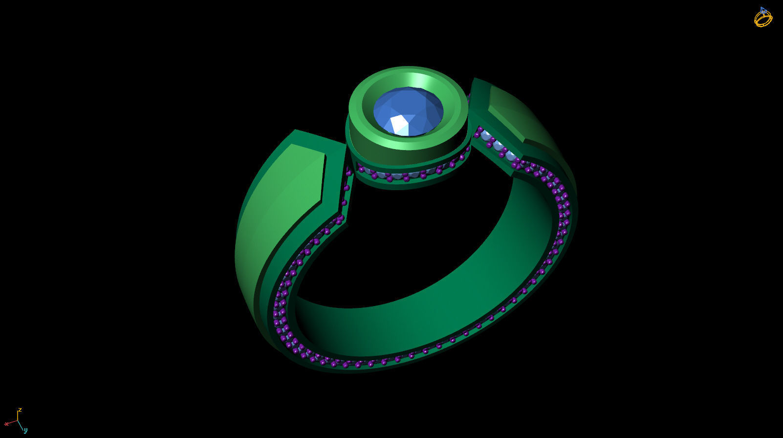 Ring R 0020 3D print model_12