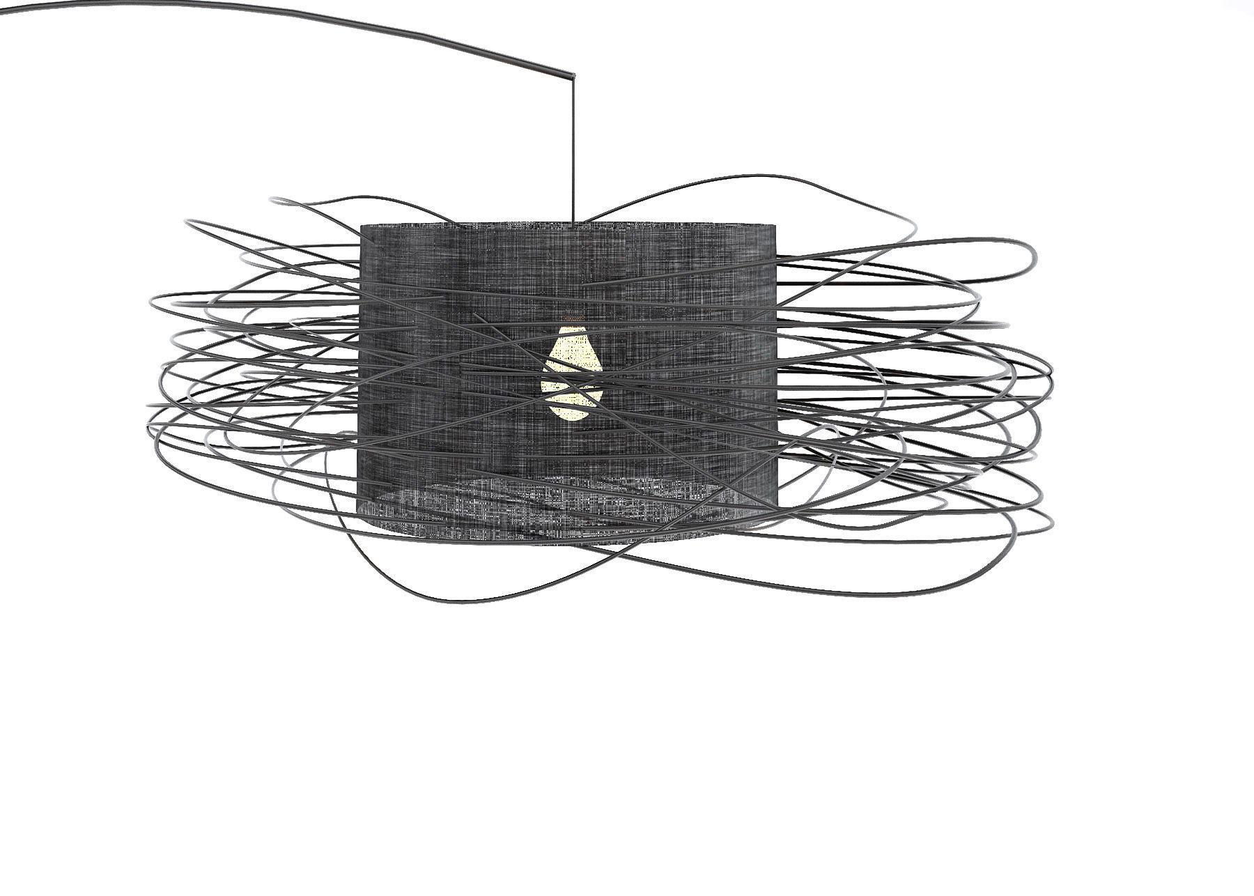 Evolve design floor lamp 3D model_2