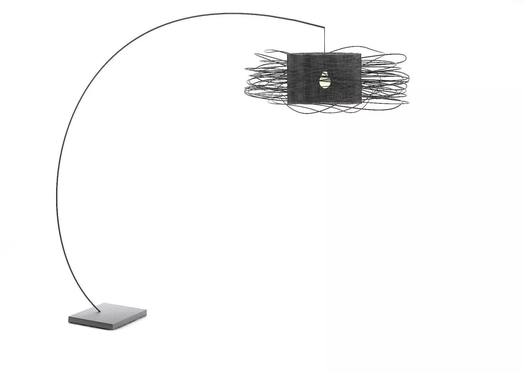 Evolve design floor lamp 3D model_0