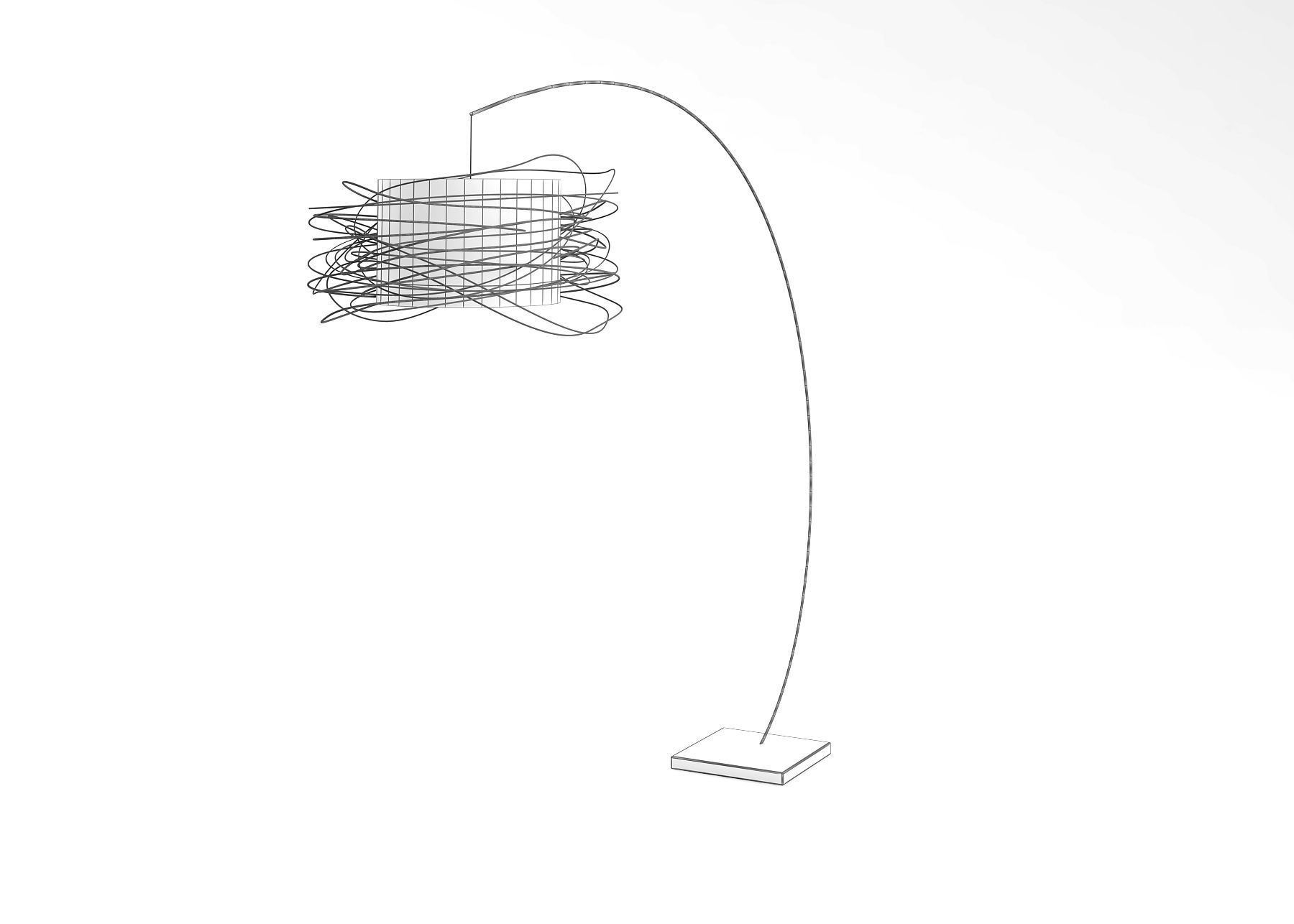 Evolve design floor lamp 3D model_4