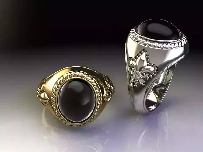 European Pattern ring