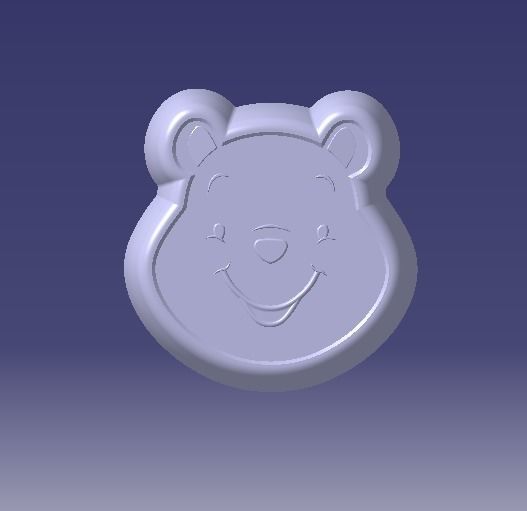 bear small bow for 3dprinting 3D model_5