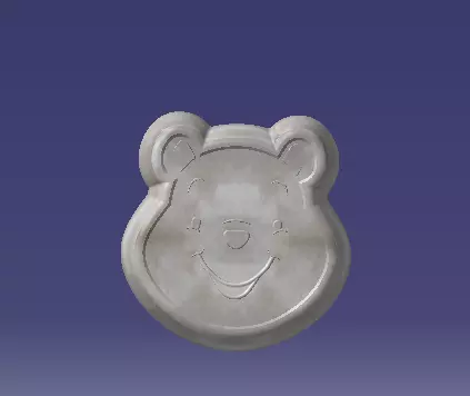 bear small bow for 3dprinting 3D model_0
