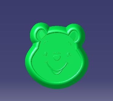 bear small bow for 3dprinting 3D model_11