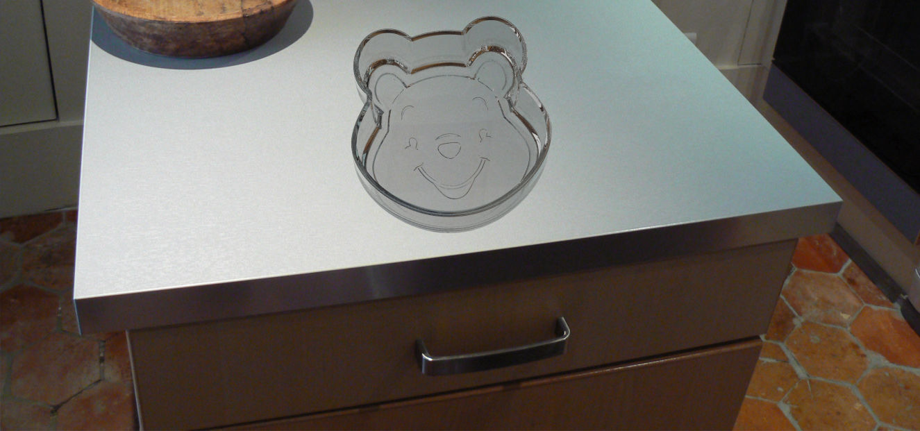 bear small bow for 3dprinting 3D model_1