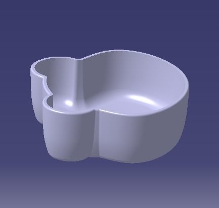 bear small bow for 3dprinting 3D model_4